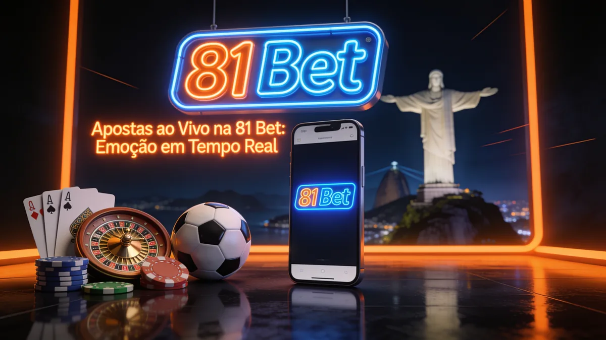 Apostas ao Vivo na 81 Bet: Emoção em Tempo Real para jogadores no Brasil